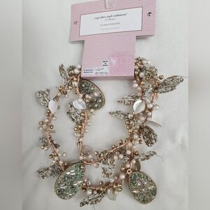 GARLAND HOLIDAY DECOR 44" INCHES LONG (BEADED & EMBELLISHED EGGS )